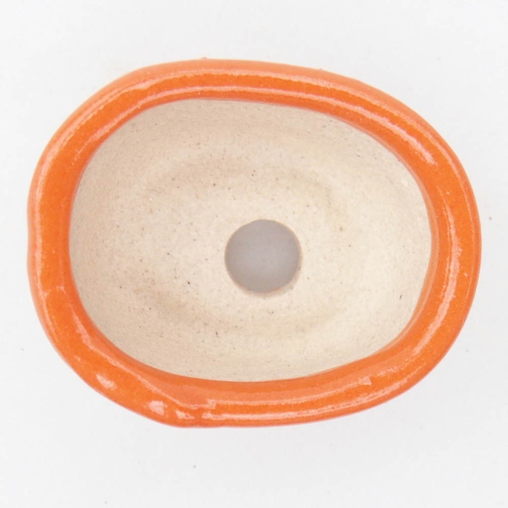 Mini bonsaischaal 3 x 2,5 x 2 cm, oranje