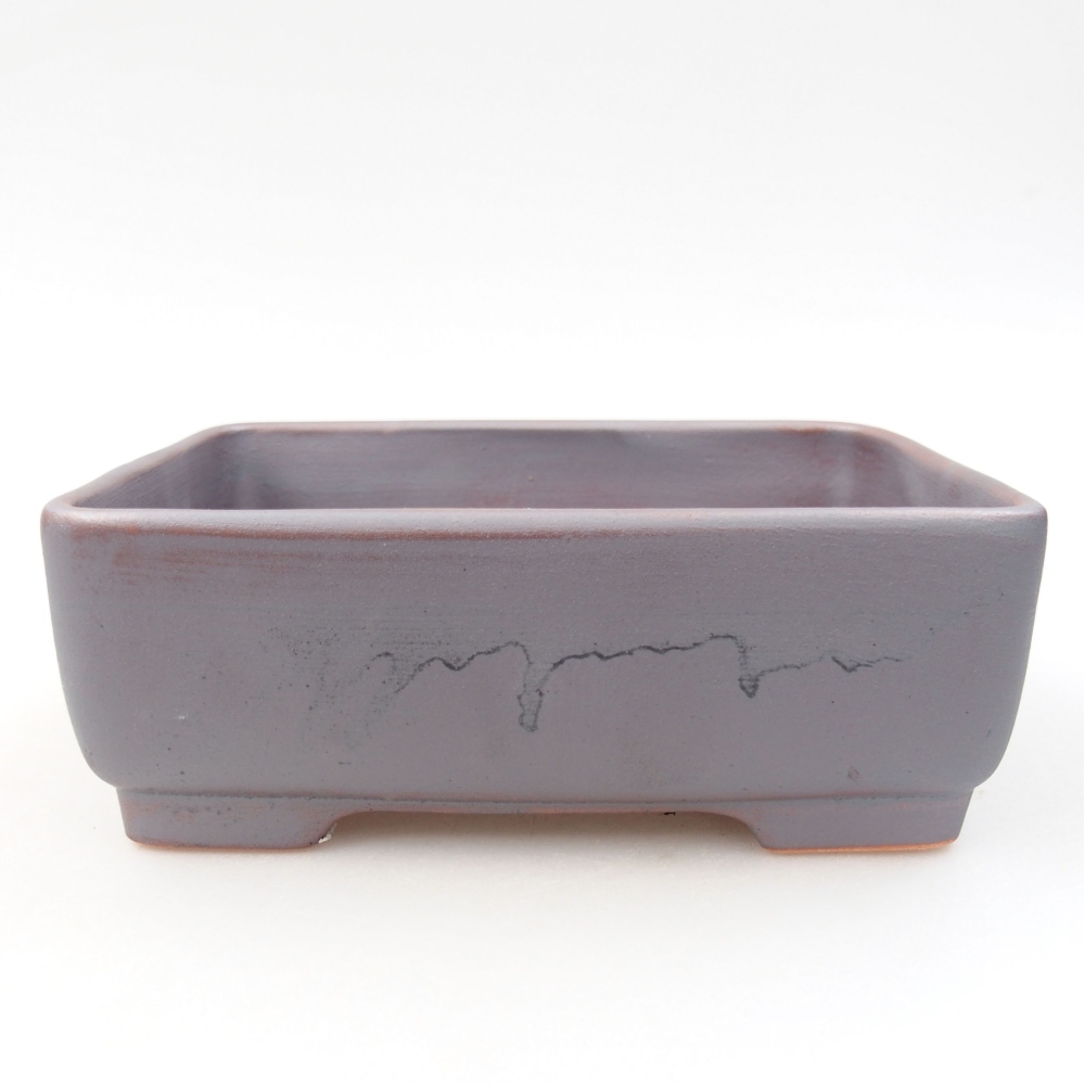 Bonsaischaal van keramiek 22 x 17 x 5 cm, groen