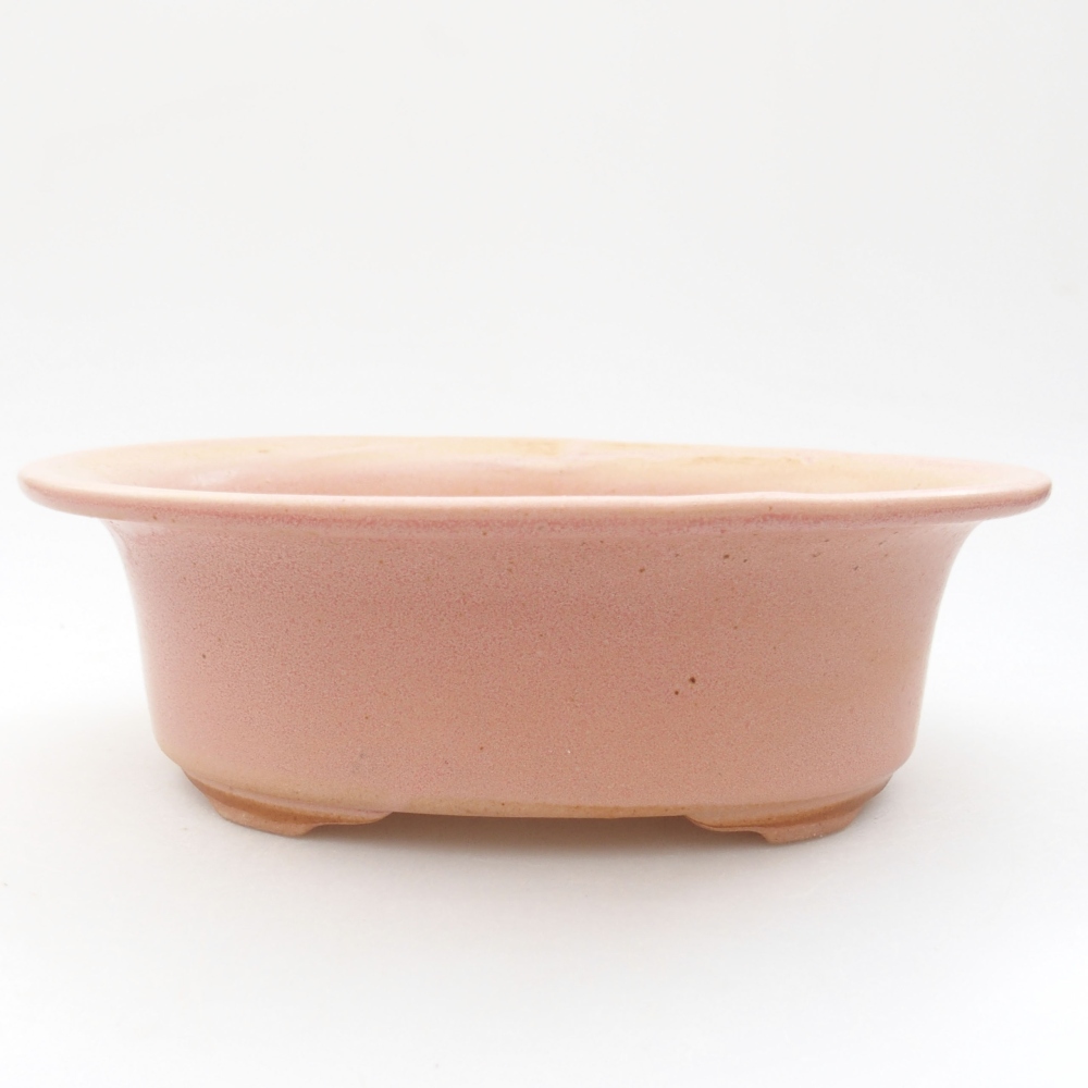 Bonsaischaal van keramiek 22 x 17 x 5 cm, groen