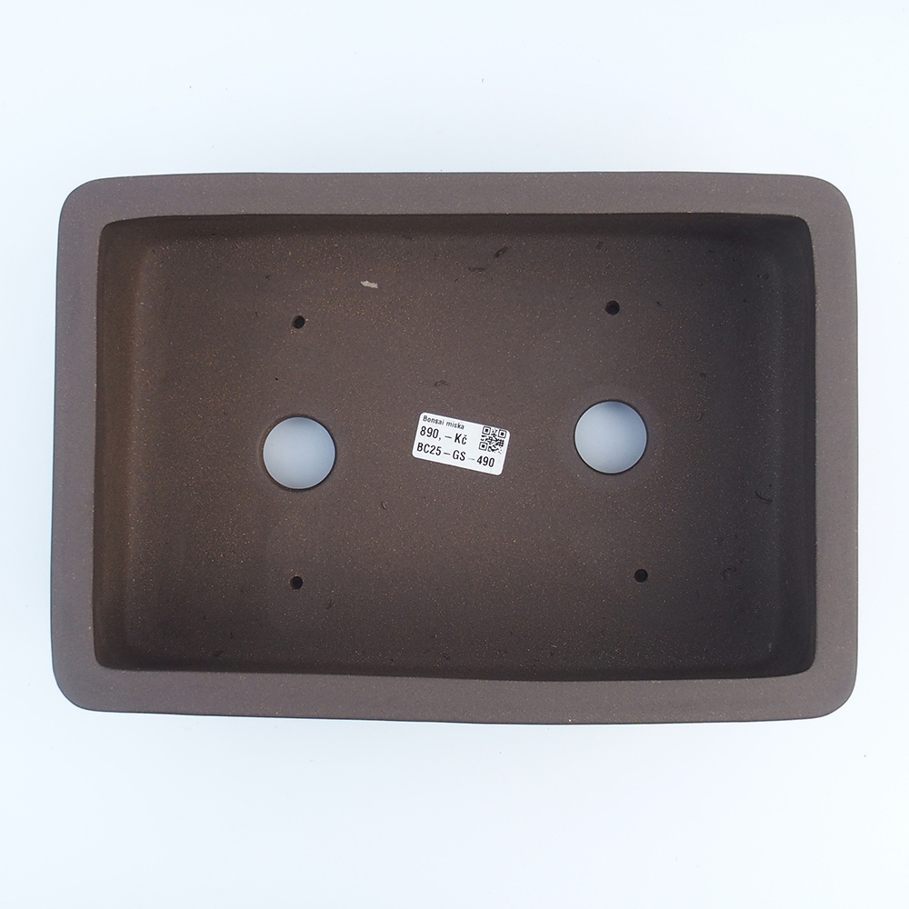 Kom 30,5 x 21 x 10 cm bruin