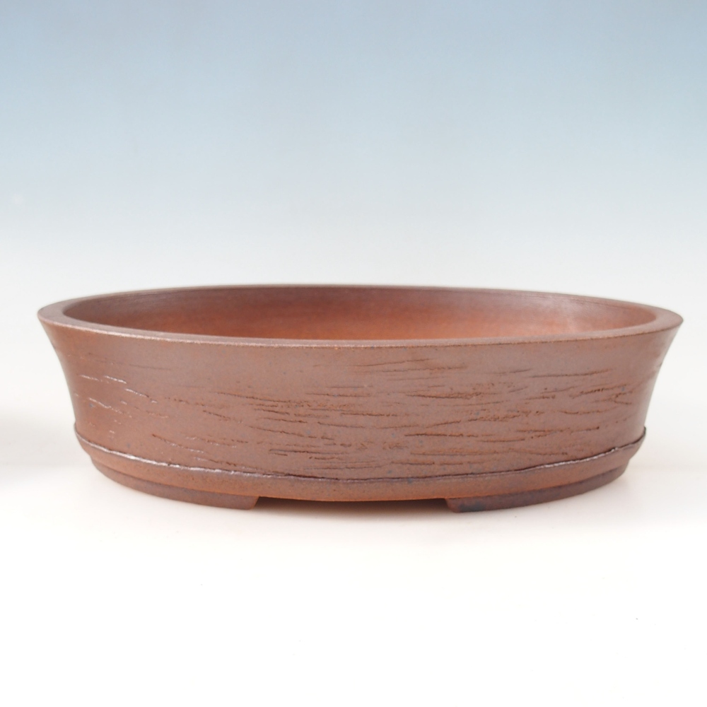 Bonsaischaal 34 x 26 x 8 cm , kleur bruin