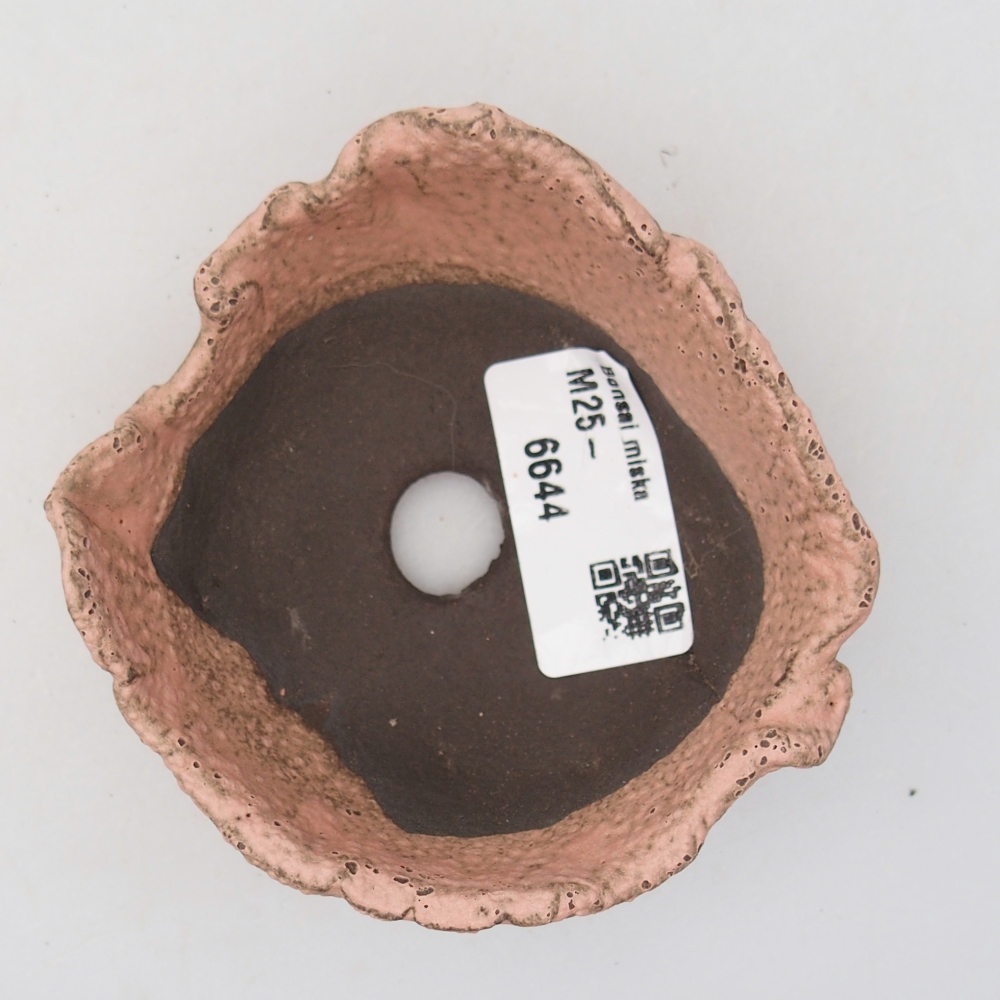 Keramisch Schelp 9 x 8,5 x 4 cm , kleur roze