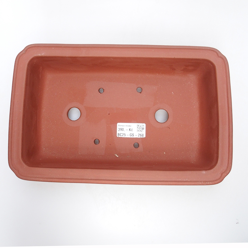 Kom 28 x 18 x 7,5 cm baksteenkleur