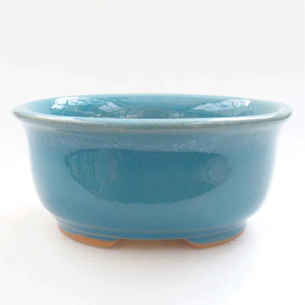 Bonsaischaal van keramiek 22 x 17 x 5 cm, groen