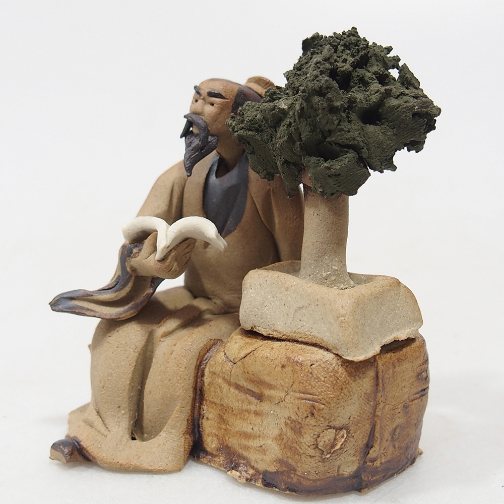 Keramisch beeldje - Bonsaiista