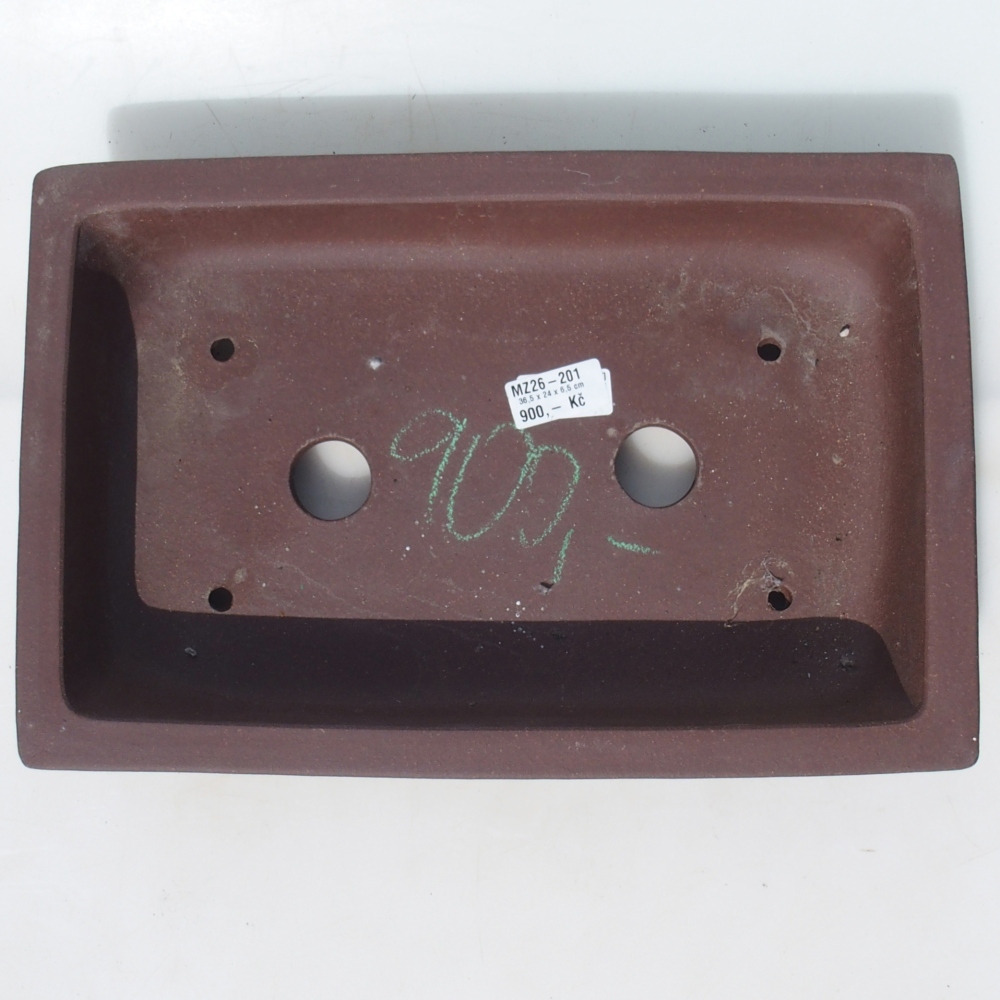 Bonsaischaal 36,5 x 24 x 6,5 cm berken bruin