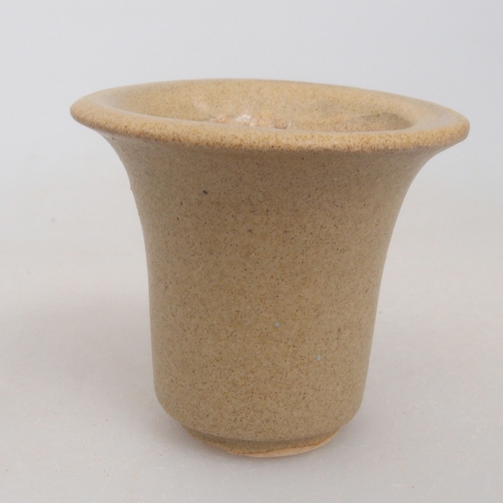 Mini bonsaischaal 4 x 4 x 4 cm, bruin