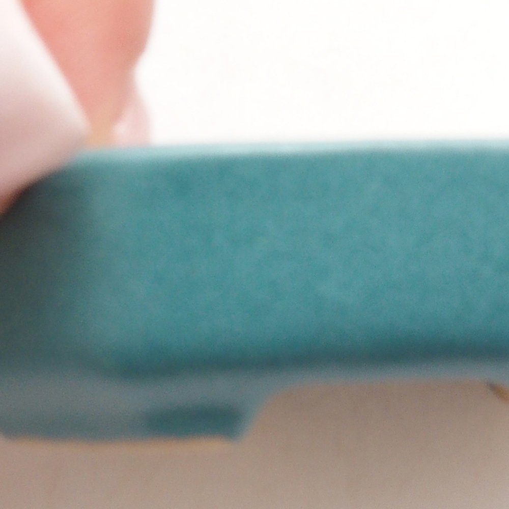 Bonsaischaal van keramiek 6,5 x 5,5 x 4 cm, kleur blauw