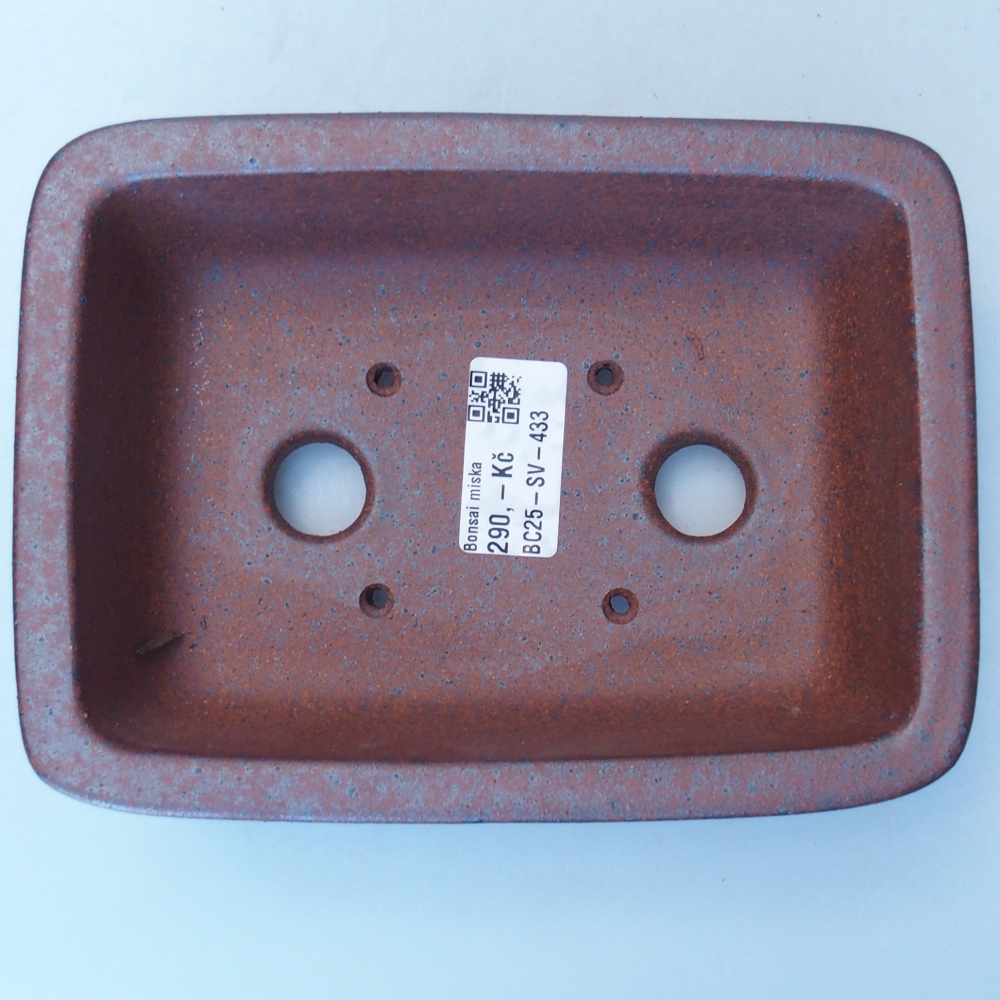 Kom 17 x 13 x 6 cm bruin