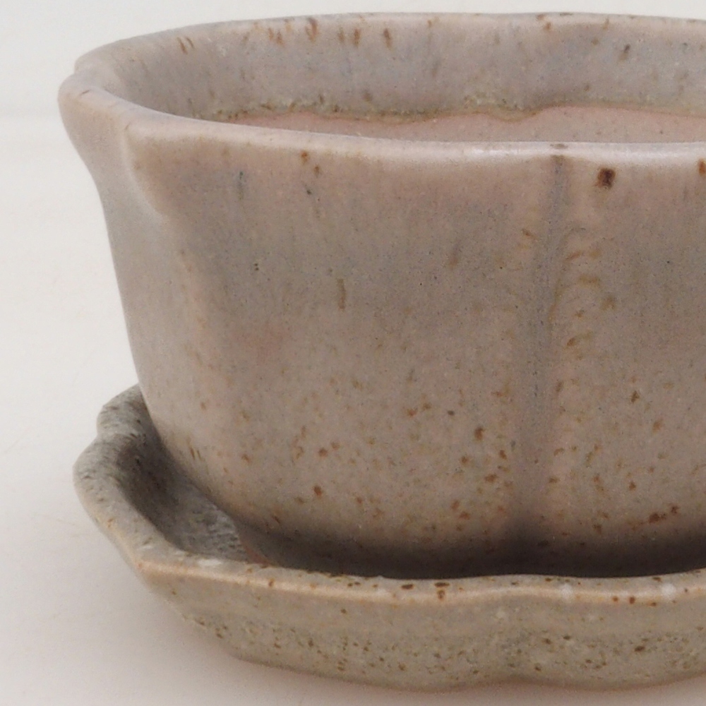 Bonsai kom + schotel H95 - beige