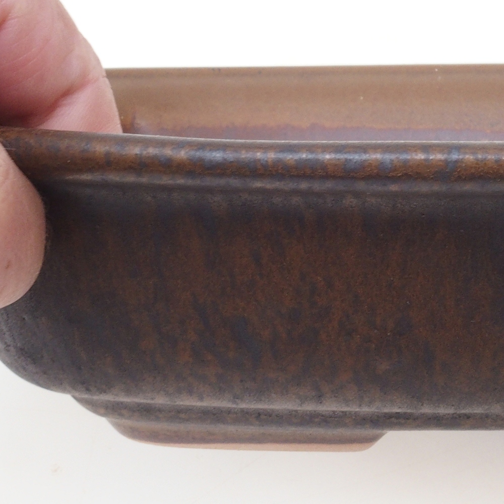 Bonsaischaal H09 - 30 x 23 x 7,5 cm - bruin