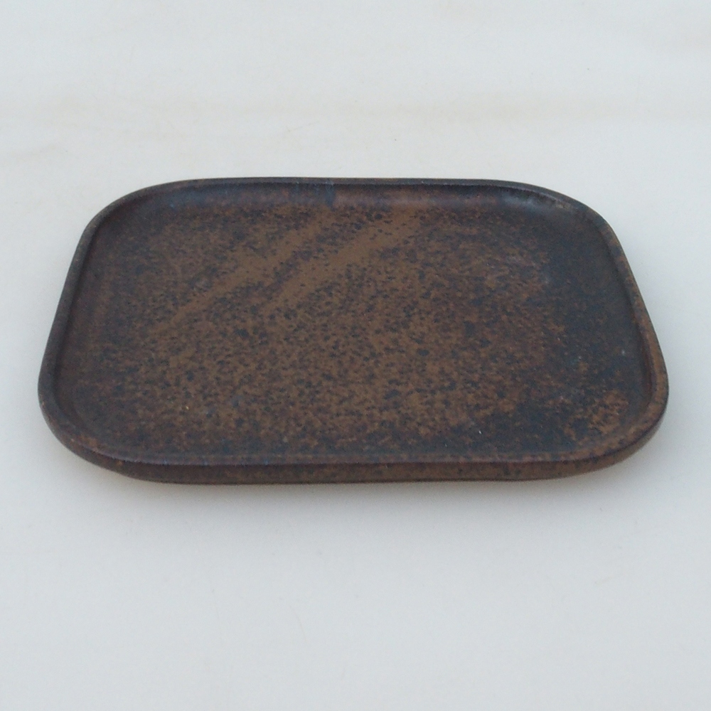 Keramische kom H38 -12 x 11 x 1 cm - bruin