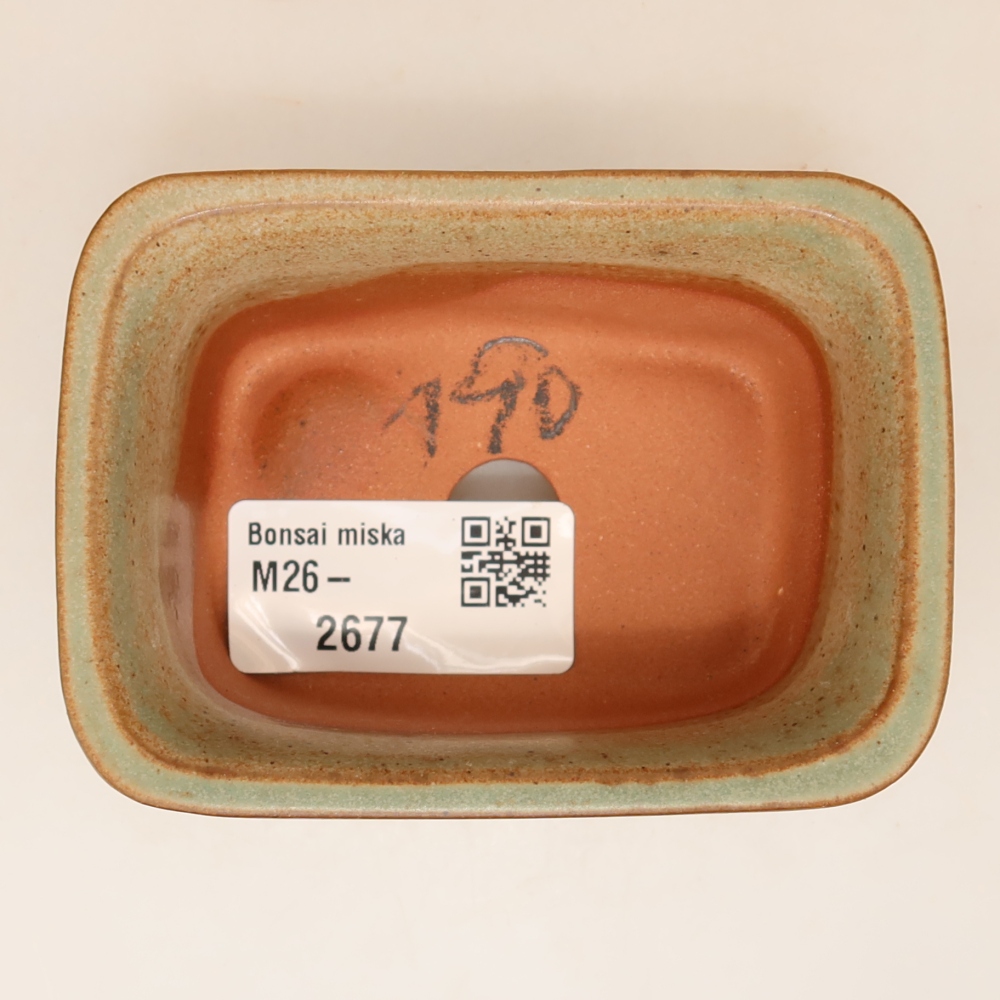 Keramische schaal  9 x 6,5 x 4,5 cm, kleur beige