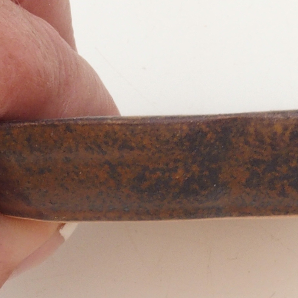 Keramische kom H95 - 8 x 8 x 1 cm - bruin