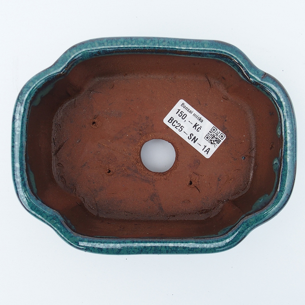 Kom 16 x 13 x 5,5 cm groen-blauw