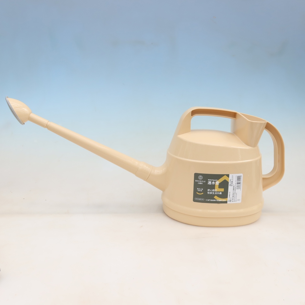 Kunststof gieter 4,5 liter Beige