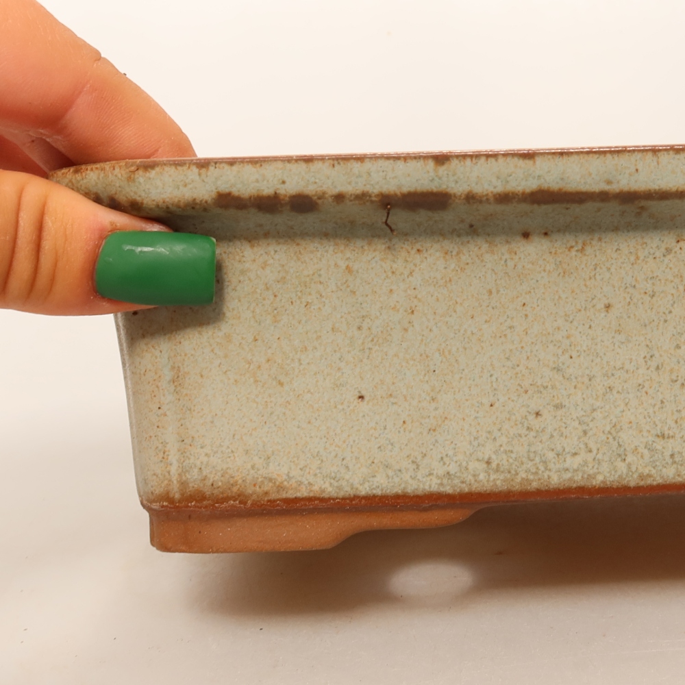Keramische schaal  20 x 15,5 x 6 cm, kleur: beige